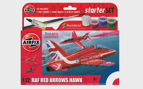 Airfix 1/72 RAF Red Arrows Hawk Starter Set