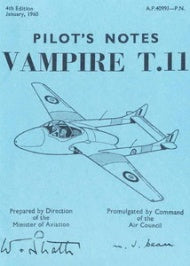 Pilots Notes: Vampire T.11