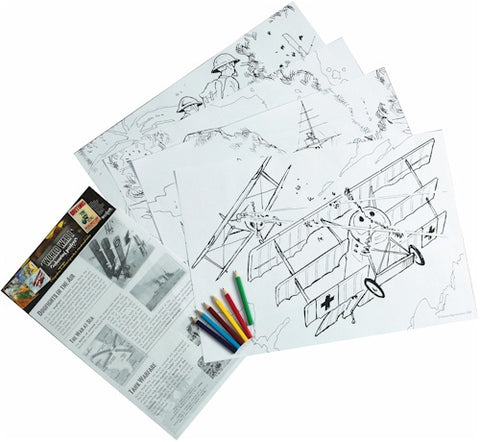 WW1 Colouring Posters pack