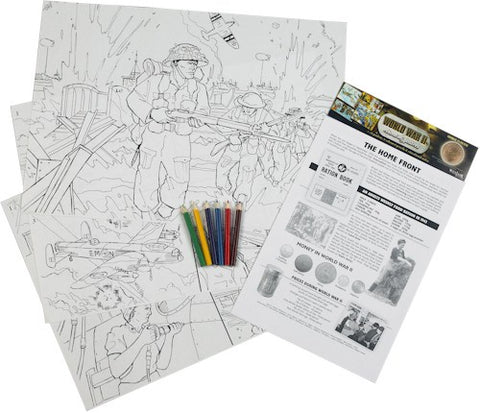 WW2 Colouring Posters pack
