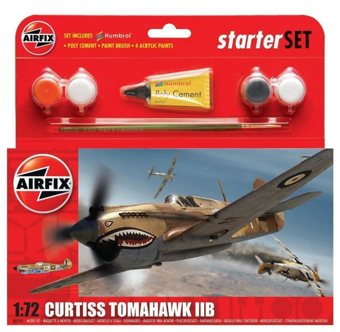 Airfix 1/72 Curtiss Tomahawk Starter Set